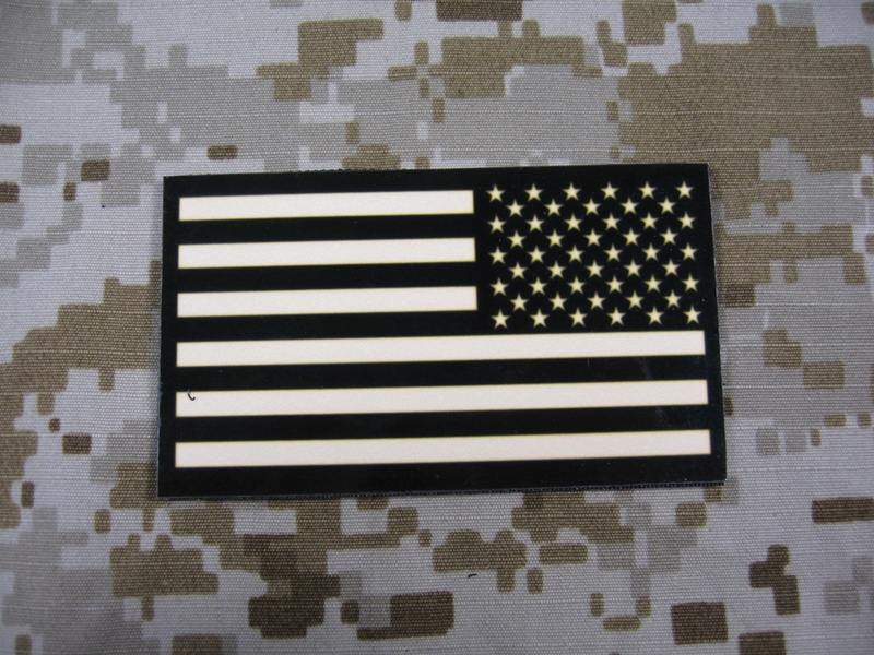 Picture of Dummy TAN/IR US Flag Right Patch mbss mlcs aor1 eagle
