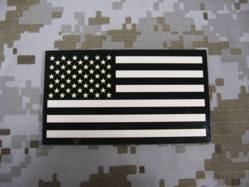 Picture of Dummy TAN/IR US Flag Left Patch mbss mlcs aor1 eagle