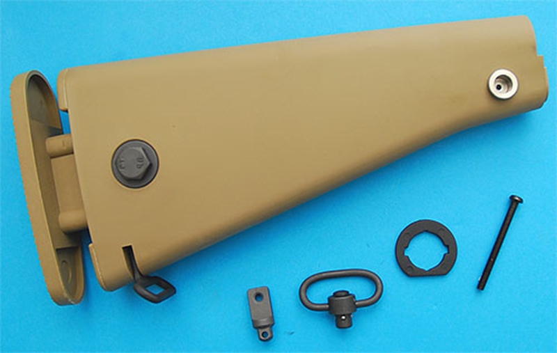 Picture of G&P Knight's Type Sniper Stock (Sand) for Marui M16