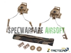 Picture of Z Tactical Helmet Rail Adaptor Set for COMTAC I and II (Dark Earth)
