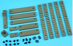 Picture of G&P URX III Rail Cover Set (Long, Sand)