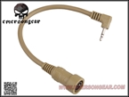 Picture of Emerson Gear EM8926 PTT Wire Adapter (Motorola Talkabout TAN) For Emerson C4OPS and PTT