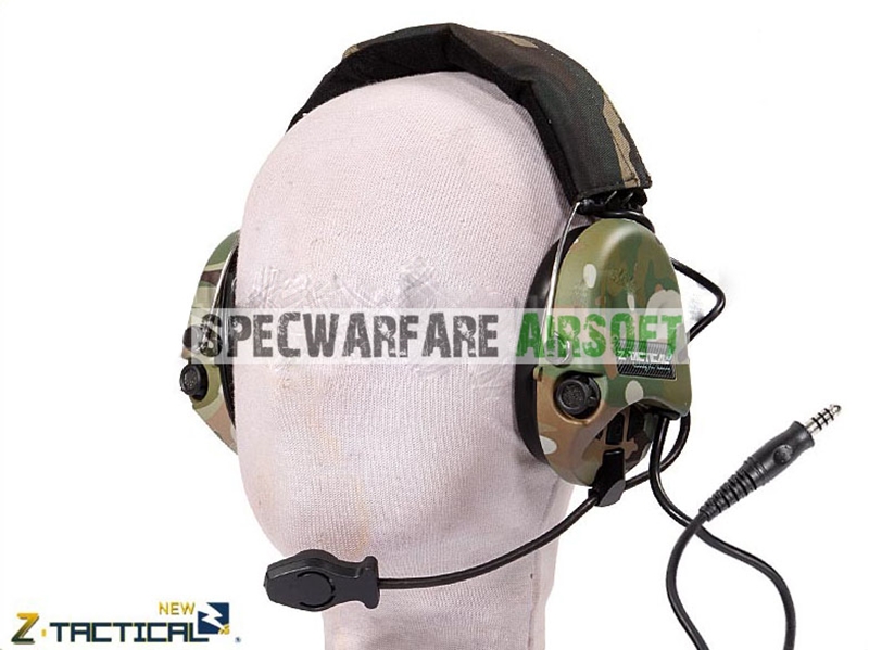 Z111-MC Multicam Z Tactical SORDIN Noise Reduction Headset 