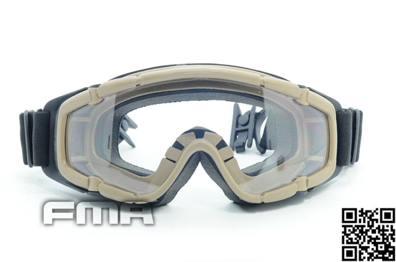 Picture of FMA SI-Ballistic-Goggle DE FOR Helmet