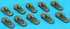 Picture of G&P Hi-Cap Magazine Handle (10pcs) (Sand) - For Socom Gear Troy Magazine