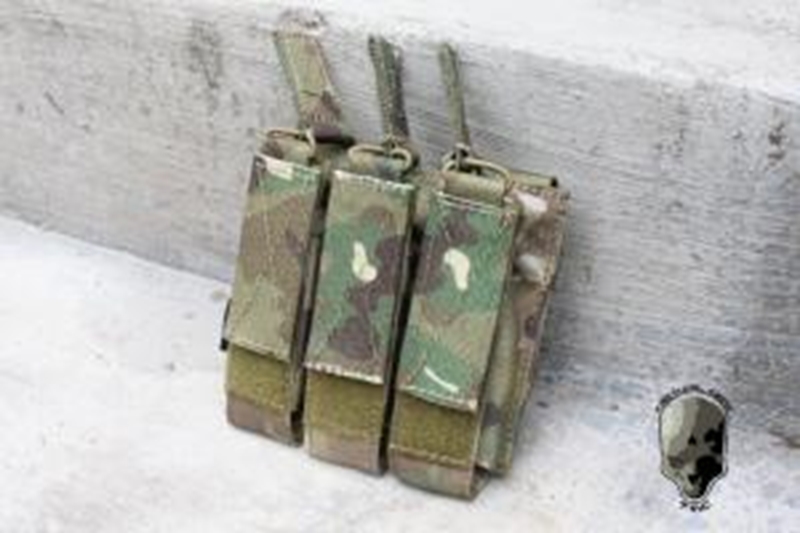 Picture of TMC MOLLE Tri Open Top Mag Pouch for MP7 Magazine (MC)