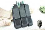 Picture of TMC MOLLE Tri Open Top Mag Pouch for MP7 Magazine (BK)