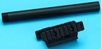 Picture of G&P Full Rail Shotgun ForeArm Set B for G&P M870 (Short, Black)