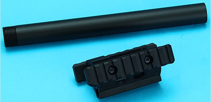 Picture of G&P Full Rail Shotgun ForeArm Set B for G&P M870 (Short, Black)