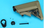 Picture of G&P Stubby Extended Buttstock for M4/M16 Airsoft AEG (Sand)