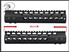 Picture of Big Dragon KEYMOD System NOVESKE Style Aluminum 9 inch Rail (Black)