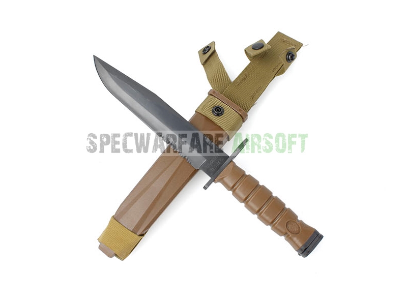 Picture of TMC Dummy Plastic M10 Knife Model kit w/ Pouch (Tan) For Display
