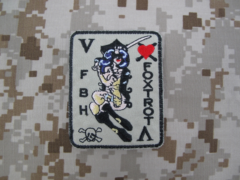 Picture of Devgru Navy SEALs Foxtrot Sexy Woman Patch (Tan)