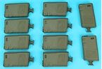 Picture of G&P Skull Frog 140rds Magazine w/ Handle (FDE) for Tokyo Marui M16 Series (10pcs / Set)