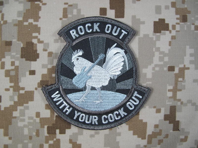 Picture of Mil-Spec Monkey Velcro Patch Rock Out (SWAT)