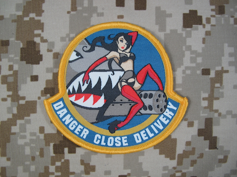 Picture of Mil-Spec Monkey Velcro Patch Danger Close (Full Color)