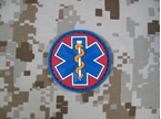 Picture of Mil-Spec Monkey EMT Star PVC Patch (Red/White)