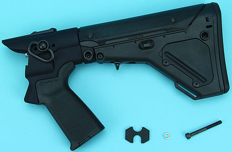 Specwarfare Airsoft. G&P Gas Charging Collapsible PTS UBR Stock