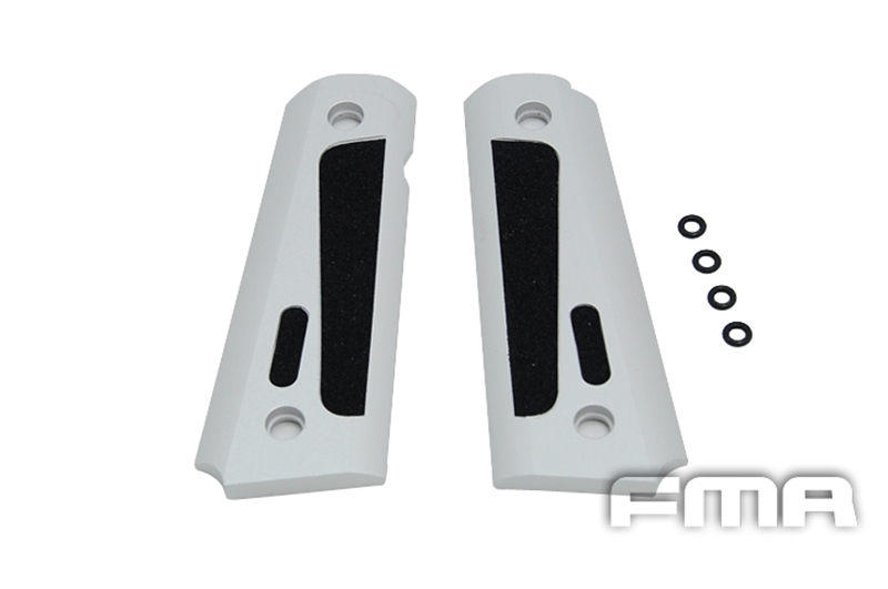 Picture of FMA CNC Aluminium 1911 MEU Grip Cover (Silver)