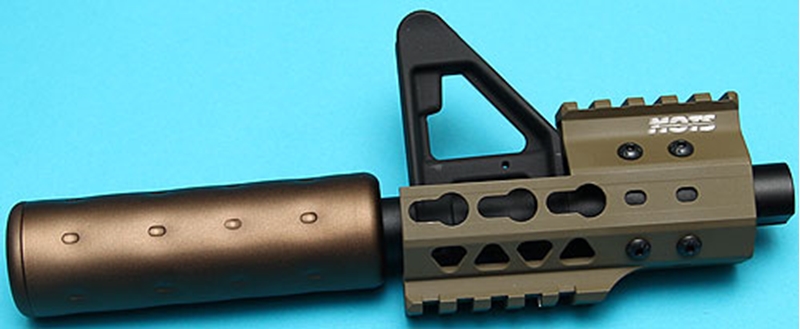 Picture of G&P Keymod Stubby Front Set for M4/M16 AEG (Sand)