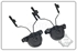 Picture of FMA EX Headset And Helmet Rail Adapter Set GEN1 (Black)