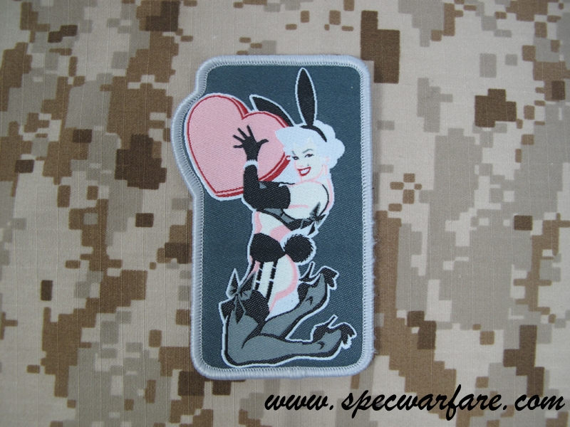 Picture of Mil-Spec Monkey "Love Bunny" Velcro Patch (Full Color)