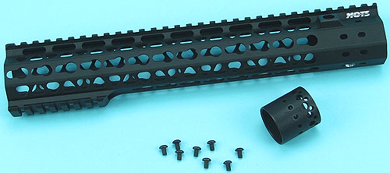 Picture of G&P MOTS 12.5 inch Full Keymod for WA M4 GBB (Black)