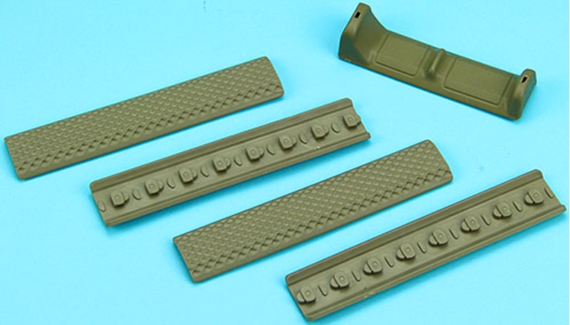 Picture of G&P Keymod Handguard Finger Stop Set A (Sand)
