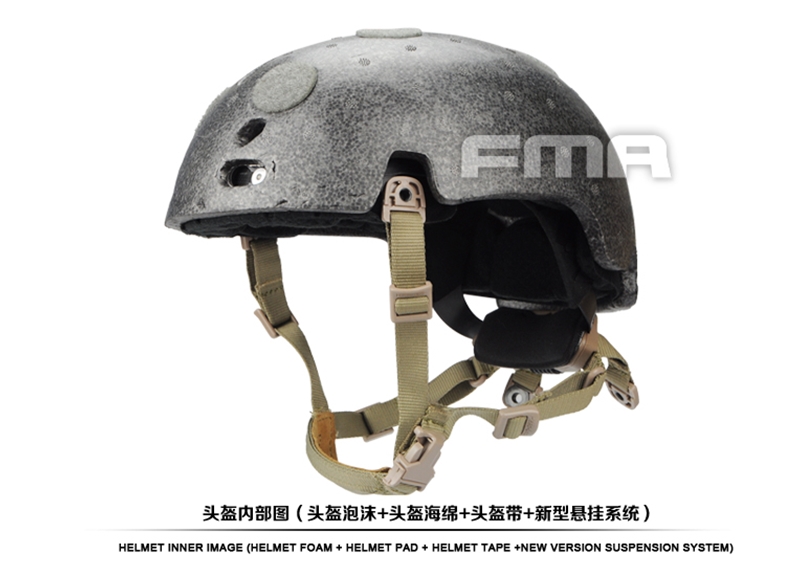 Picture of FMA New Suspension And High Level Memory Pad For Ballistic Helmet (DE M/L)