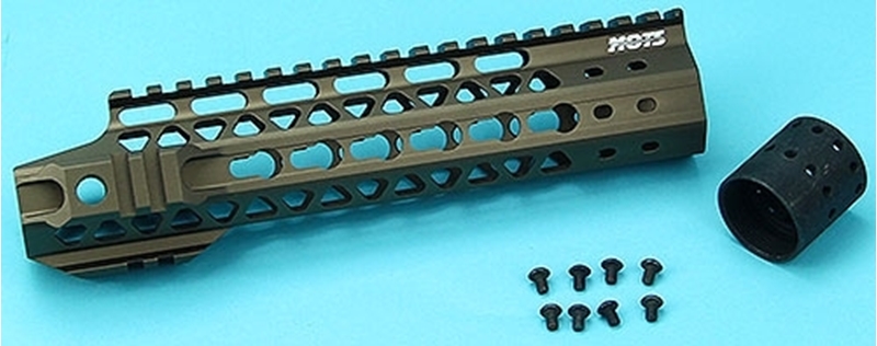 Picture of G&P MOTS 9 Inch Keymod Handguard for M4/M16 AEG (Sand)
