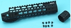 Picture of G&P MOTS 9 Inch Keymod Handguard for M4/M16 AEG (Black)
