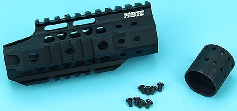 Picture of G&P MOTS 6 Inch Upper Cut RAS Handguard for M4/M16 AEG (Black)