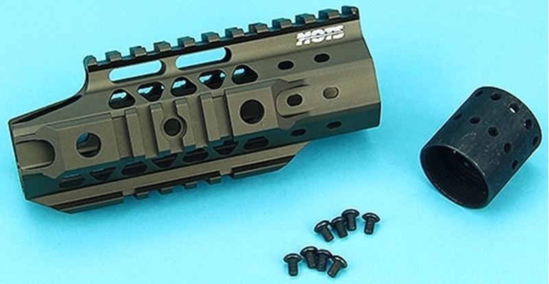 Picture of G&P MOTS 6 Inch Upper Cut RAS Handguard for M4/M16 AEG (Sand)