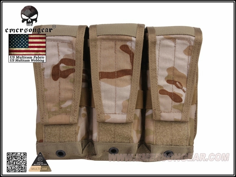 Picture of Emerson Gear CP Style Flap Triple Magazine Pouch (Multicam Arid)