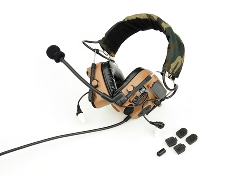 Picture of Z Tactical zCOMTAC IV IN-THE-EAR Headset (Dark Earth)