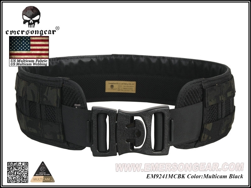 Specwarfare Airsoft. Emerson Gear MOLLE Load Bearing Utility Belt (Multicam  Blcak)