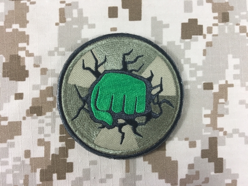 Picture of Warrior The Hulk Avengers Velcro Patch