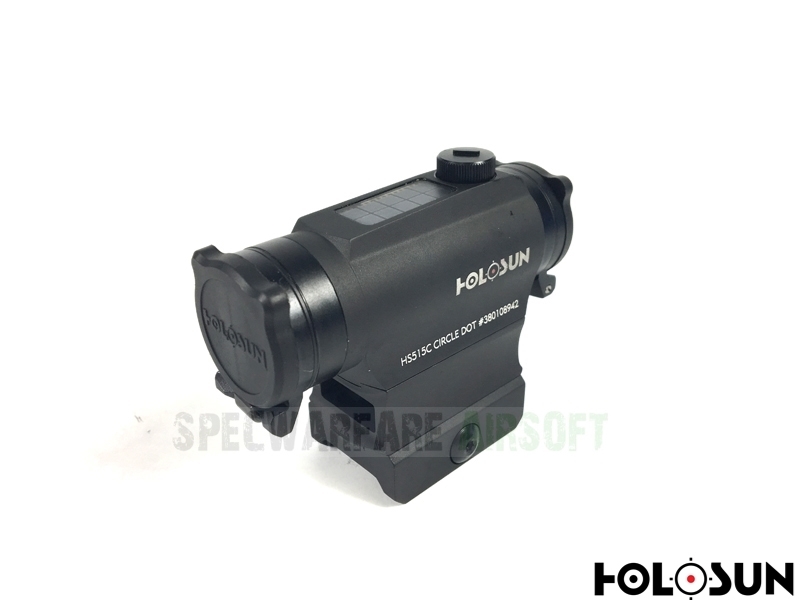 Picture of Holosun HS515C 2 MOA Dual Reticle Red Dot Sight (Solar/Battery Power)