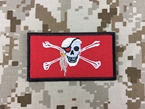 Picture of Warrior DEVGRU Taliban Hunting Club Red Skull Patch (Red)