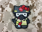 Picture of Warrior Hello Kitty X Fire Fighter Velcro Patch