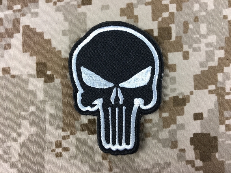Punisher Tactical Patch – Black