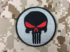 Picture of Warrior Punisher Skull Navy Seal Velcro Patch (WG)