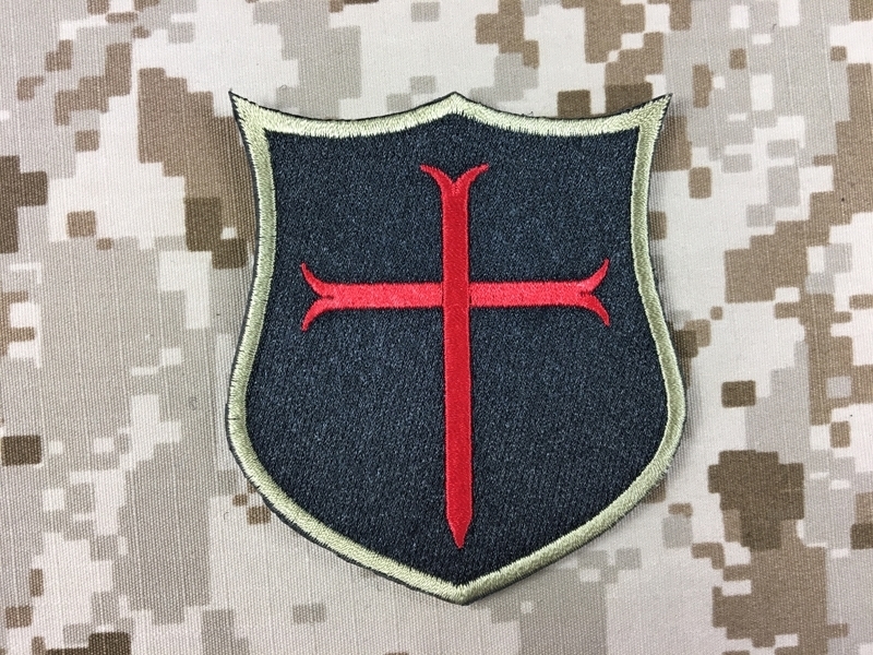 Picture of Warrior SEAL Team 6 Crusader Velcro Patch.