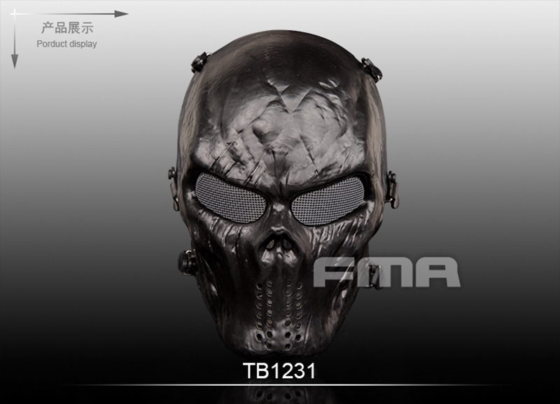 Picture of FMA Full Face Skeleton Mask Of Terror (BK)