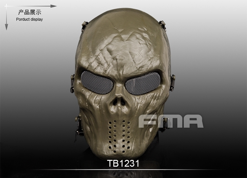 Picture of FMA Full Face Skeleton Mask Of Terror (OD)
