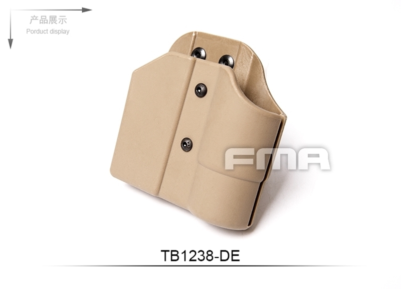 Picture of FMA Single Magazine And Flashlight Pouch For Belt (DE)