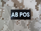 Picture of Warrior AB POS Blood Type Patch IR Reflective