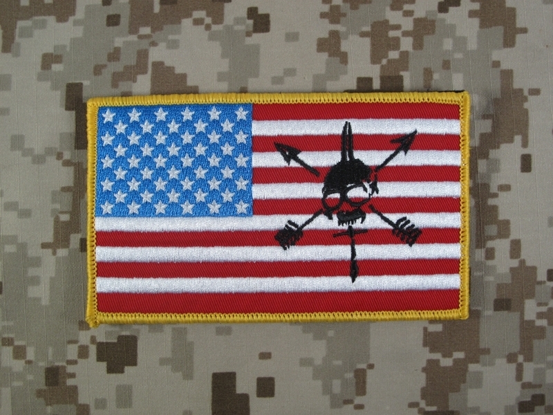 Picture of TMC USA Skull Flag Patch