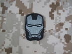 Picture of Warrior Iron Man Velcro Patch (Gray, Small)