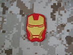 Picture of Warrior Iron Man Velcro Patch (Red, Small)